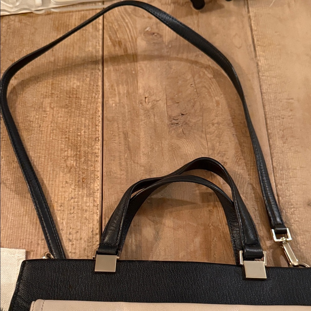 Kate Spade Black and Cream Shoulder Bag - Picture 3 of 5